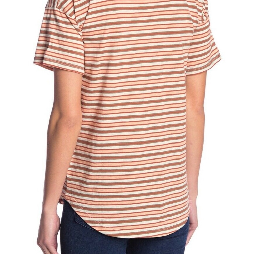 Madewell Whisper Crew Neck T-shirt Muted Shell - Picture 2 of 5